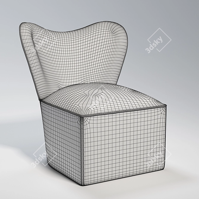 Timothy Oulton Weave Chair: Modern Elegance for Your Home 3D model image 3