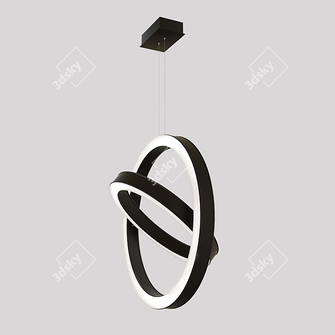 Stary Pendant Light: Modern Style & Customizable 3D model image 1