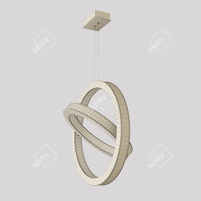 Stary Pendant Light: Modern Style & Customizable 3D model image 2