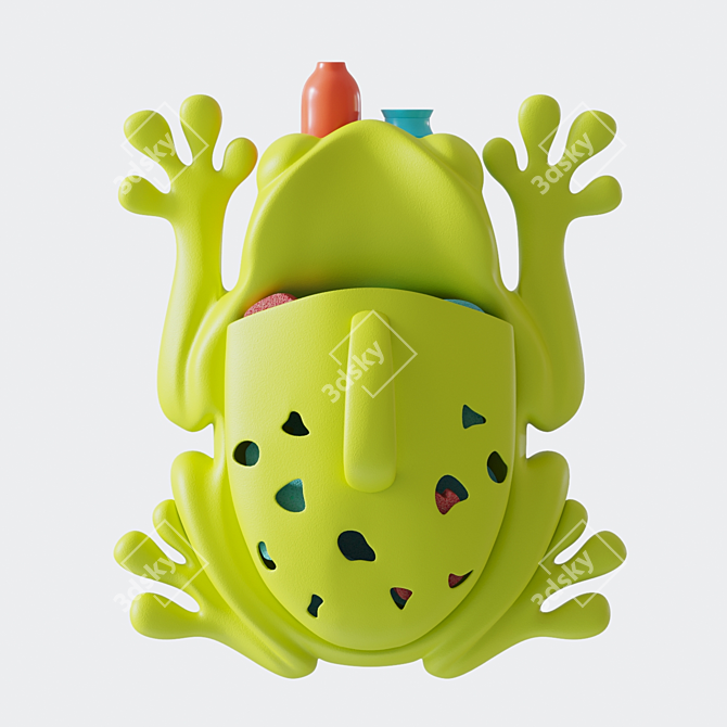 Modern Boon Frog Bathroom Organizer 3D model image 2