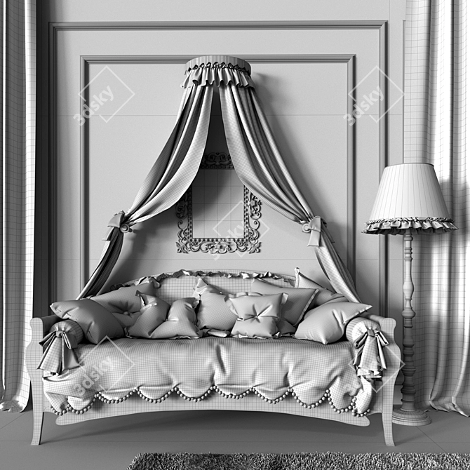 Orleans Classic-Style Children's Room Set 3D model image 3