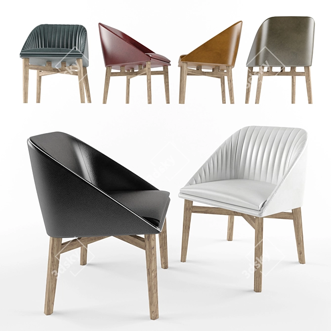 Way Chair: Timeless Icon of Innovation 3D model image 1