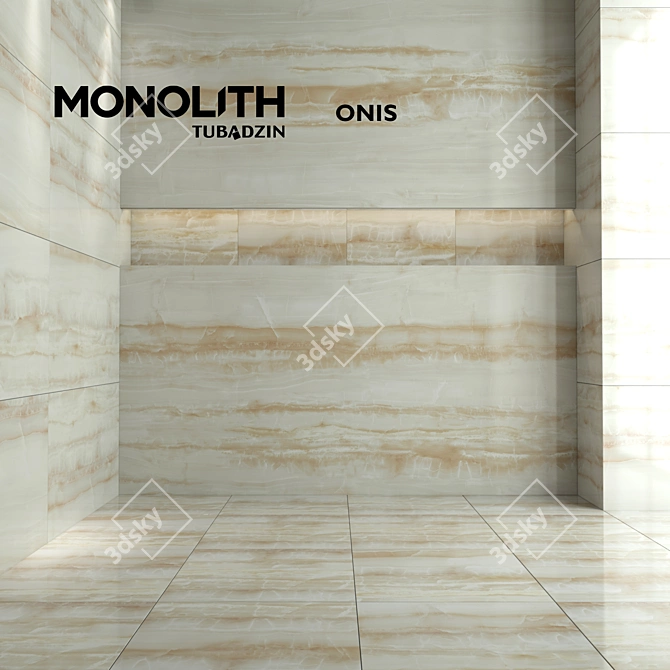 Onis POL Textured Tile Collection 3D model image 1