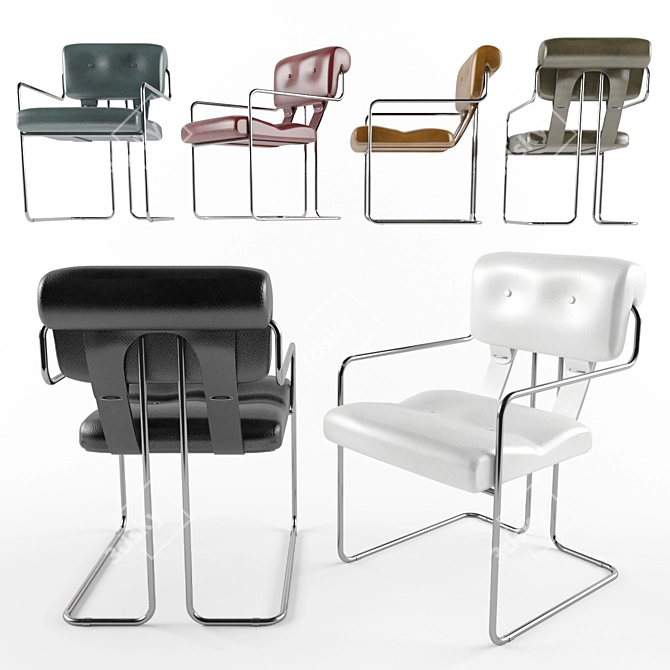 Tucroma Chair: Timeless Elegance 3D model image 1