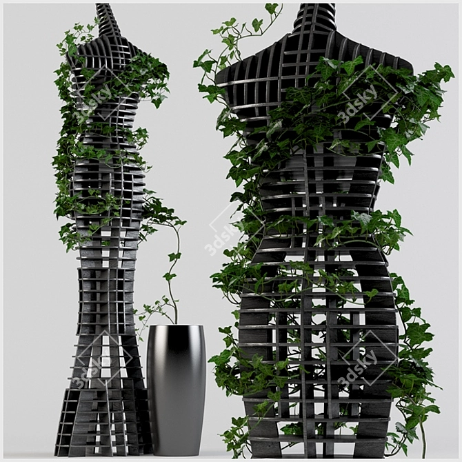 Ivy Mannequin Stand 3D model image 2