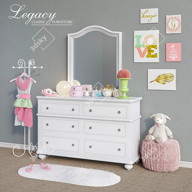Classic Furniture Legacy Set 5: Accessories, Decor & Toys 3D model image 2