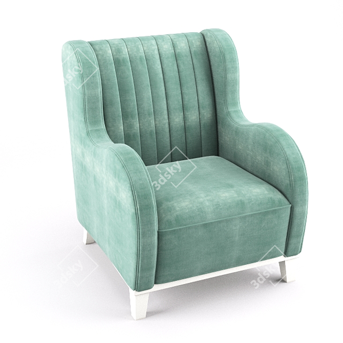 Elegance in Comfort: SALONI Armchair 3D model image 1