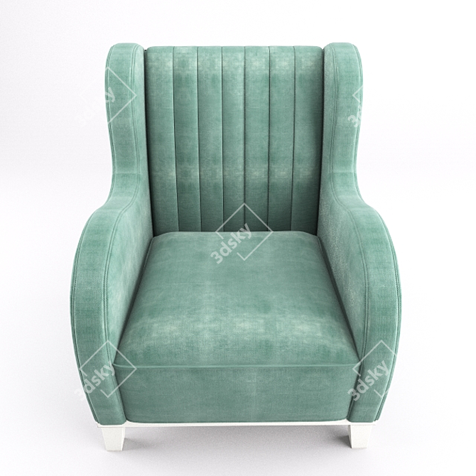 Elegance in Comfort: SALONI Armchair 3D model image 2