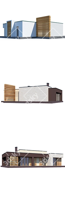 Versatile ABS House Design 3D model image 3