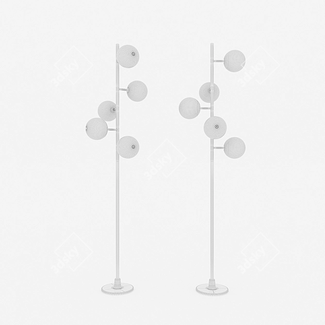 Trussardi Cherries Floor Lamp: Elegant Illumination 3D model image 2