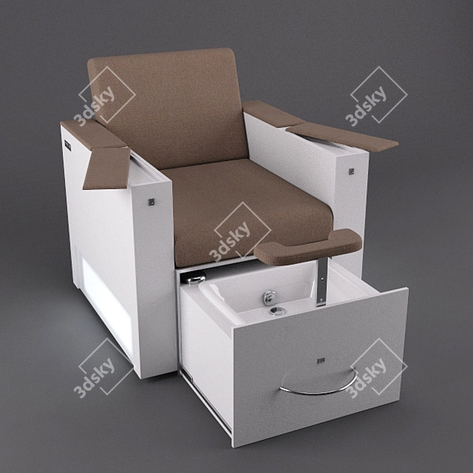 Elegant Maletti Soprano Chair 3D model image 1