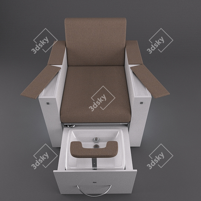 Elegant Maletti Soprano Chair 3D model image 2