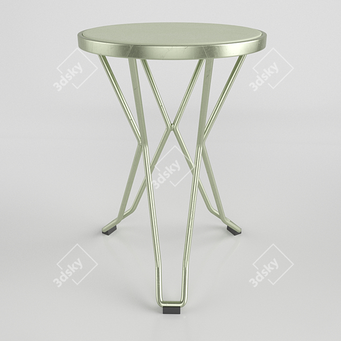 Madrid Stool: Stylish Seating Solution by Isimar 3D model image 2