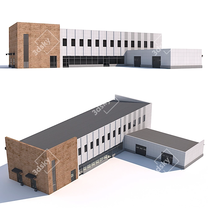 One-Stop Auto Shop 3D model image 1