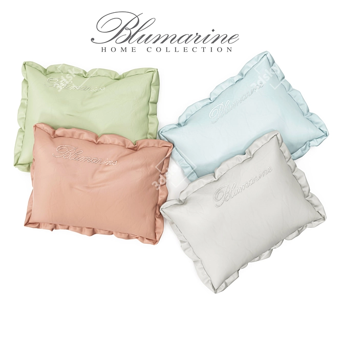 Luxury Blumarine Rhinestone Pillows 3D model image 1