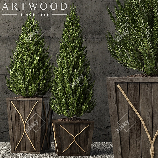 Lush Greenery: 64 Plant Collection 3D model image 1