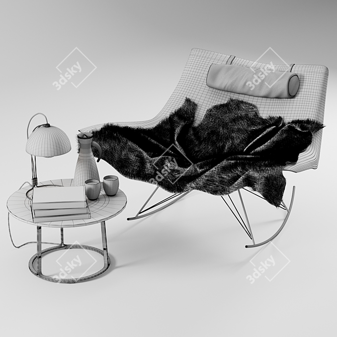 Dynamic Rocking Chair: Stingray 3D model image 2