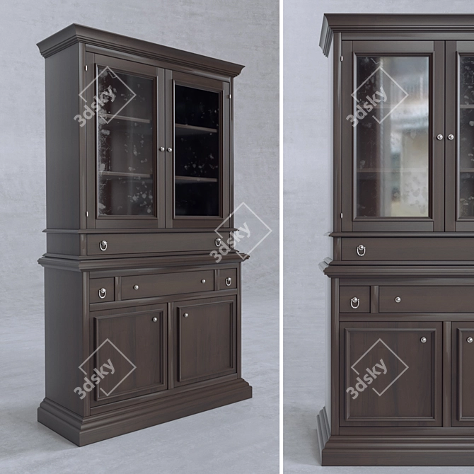 Modern Multipurpose Cupboard 3D model image 1