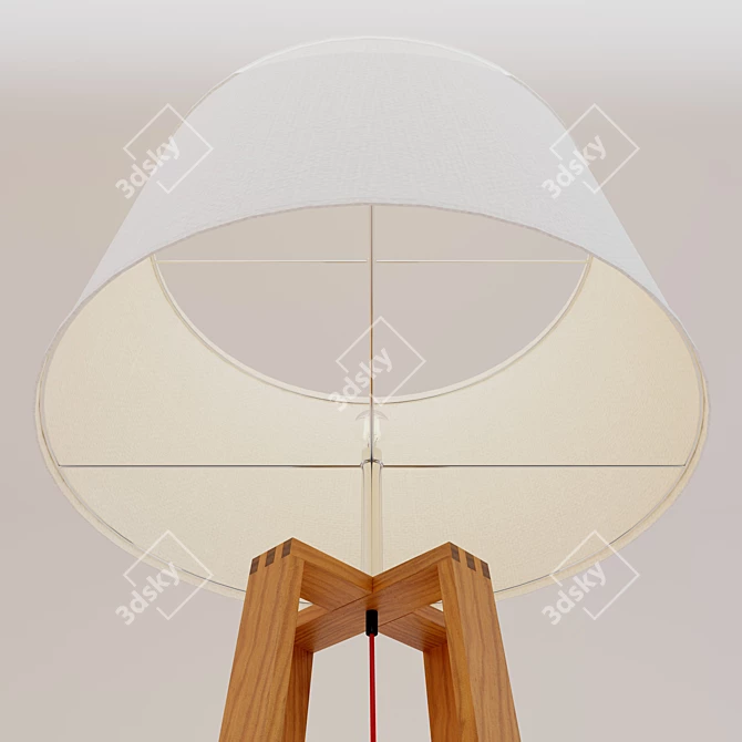 Nova Luce Alma: Elegant Floor Lamp 3D model image 3