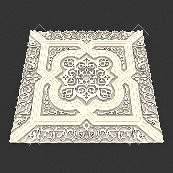 Arabesque Art Décor 3D model image 2