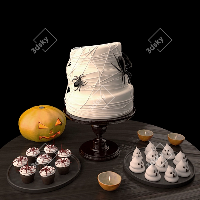 Halloween Treats: Spooky Sweets! 3D model image 1