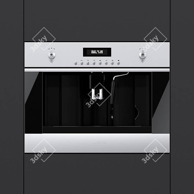 Sleek and Powerful: Smeg CMS645X 3D model image 1