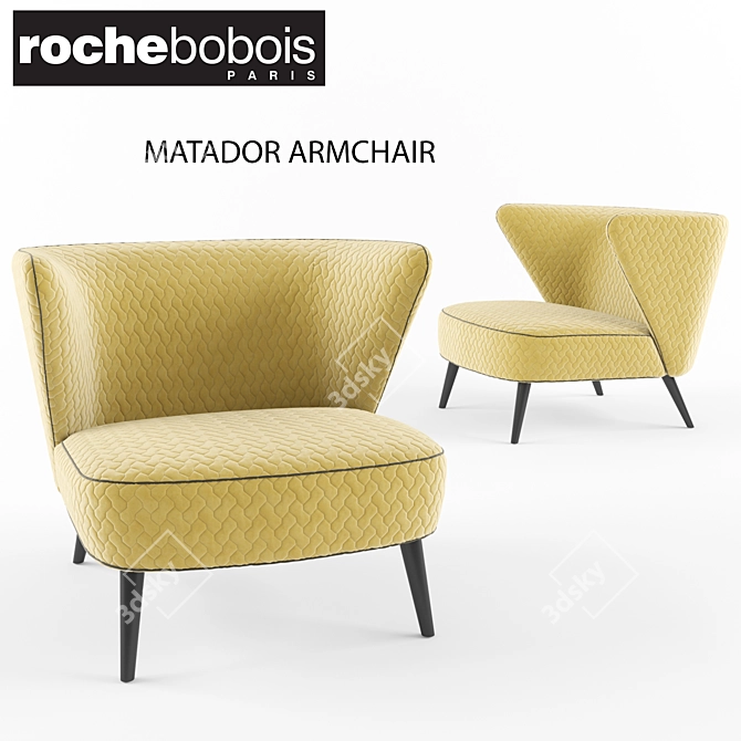 Roche Bobois Matador: Contemporary Elegance 3D model image 1
