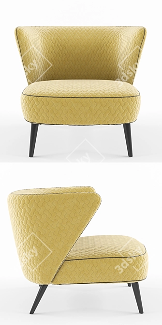 Roche Bobois Matador: Contemporary Elegance 3D model image 2