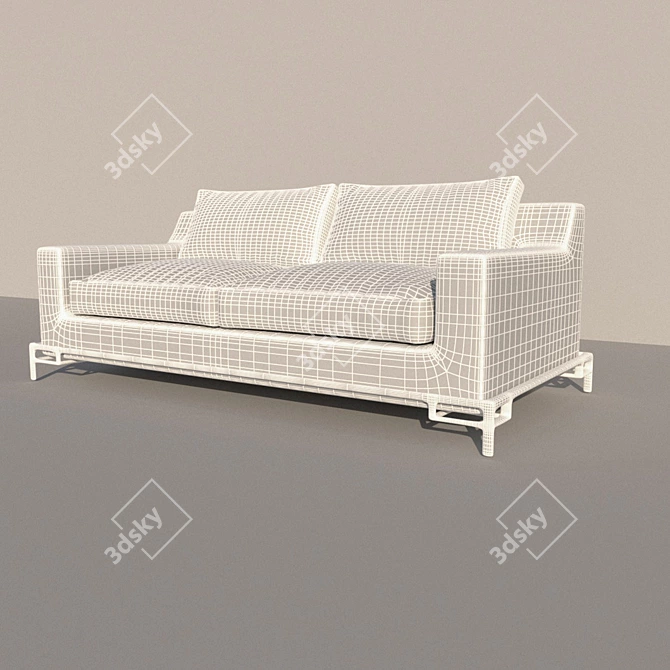 LIAIGRE Erudit Sofa: Luxurious Elegance 3D model image 3