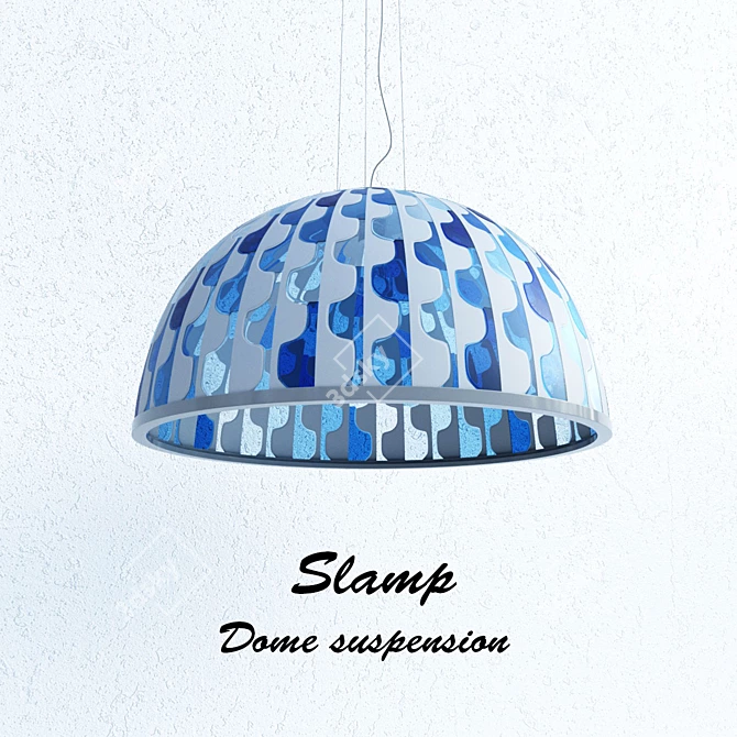 DOME Suspension: Stylish, Illuminating Elegance 3D model image 1