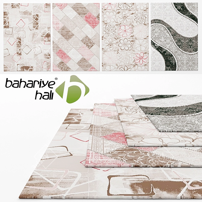 Elegant Bahariye Anka TH Carpets 3D model image 1