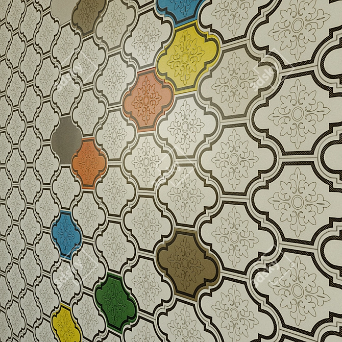 Elevate Your Designs with Ornamenta Tile! 3D model image 1