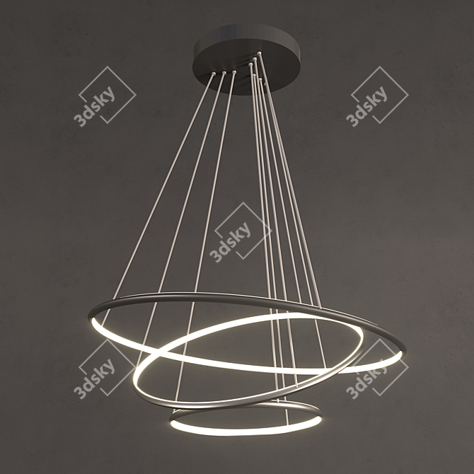 HONEY Light Pendant Chandelier 3D model image 1