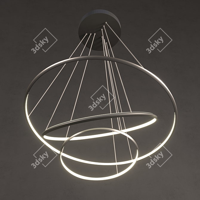 HONEY Light Pendant Chandelier 3D model image 2