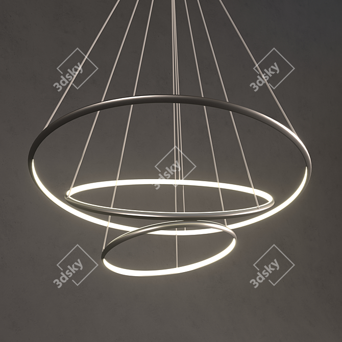 HONEY Light Pendant Chandelier 3D model image 3