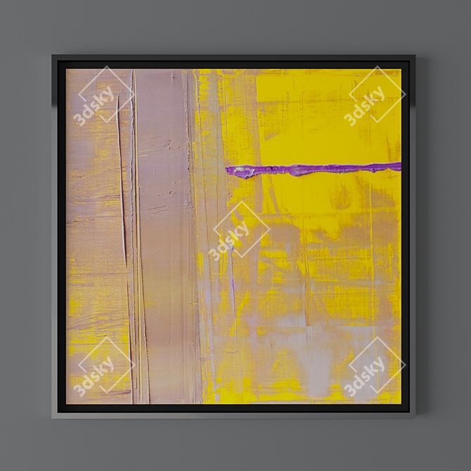 Colorful Abstract Art Set 20x20 3D model image 1
