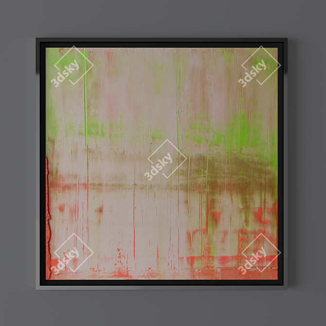 Colorful Abstract Art Set 20x20 3D model image 2