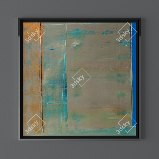 Colorful Abstract Art Set 20x20 3D model image 3