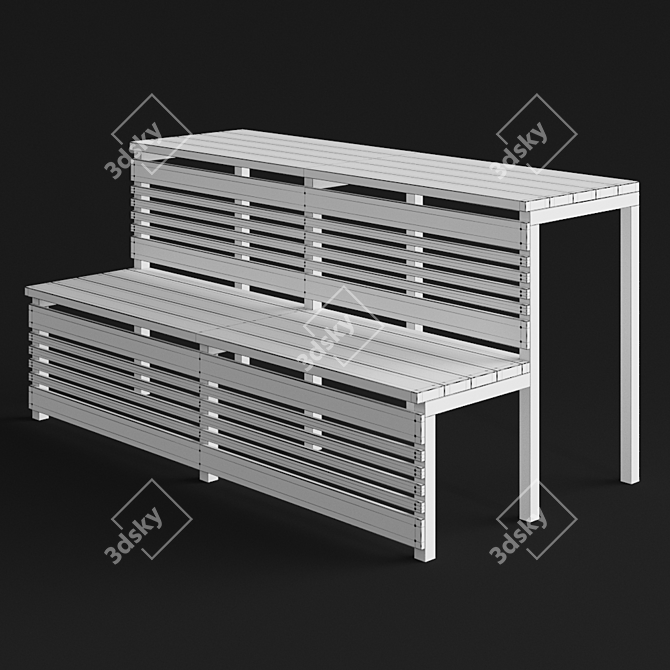 Bath Shelves: Organize in Style 3D model image 3