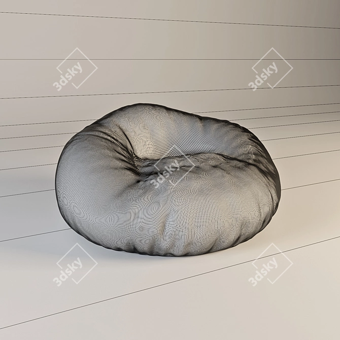 Cozy Bag Chair 3D model image 3