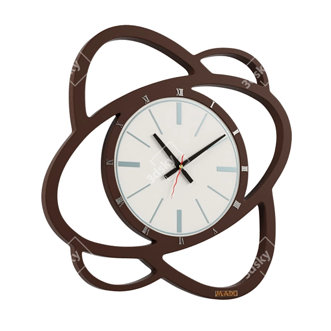 Modern Mado MD-902 Wall Clock 3D model image 1