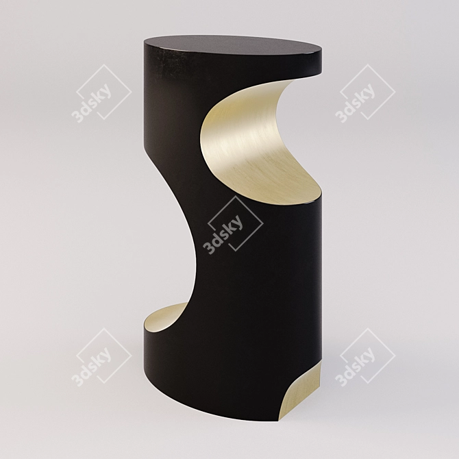 BRABBU BRYCE: Stylish Side Table 3D model image 1