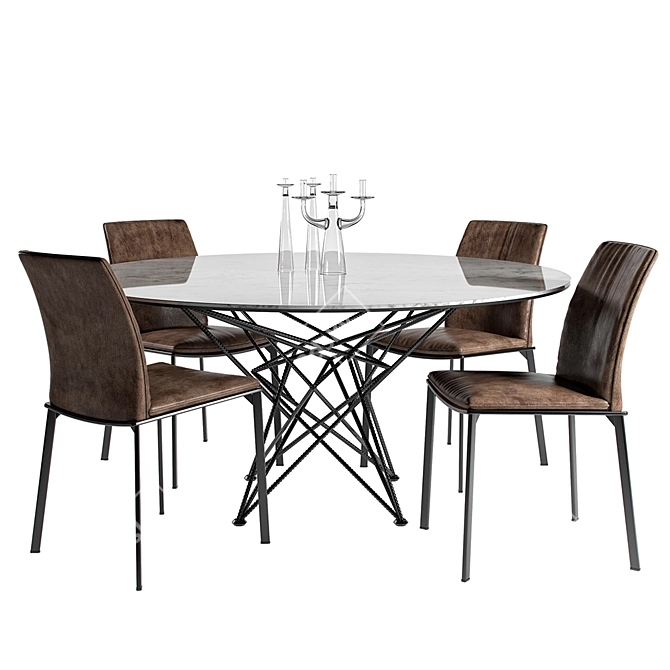 Gordon Table Group: Stylish Furniture Set 3D model image 1