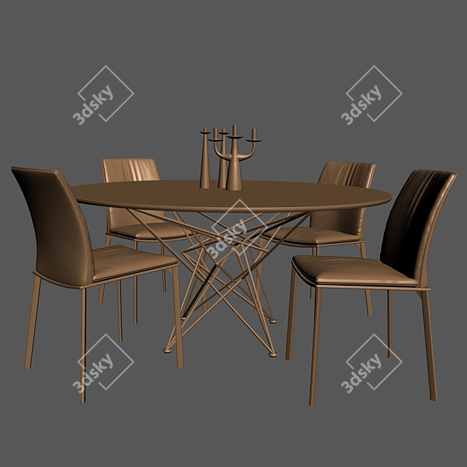 Gordon Table Group: Stylish Furniture Set 3D model image 6