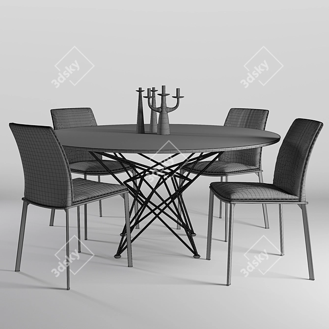 Gordon Table Group: Stylish Furniture Set 3D model image 7