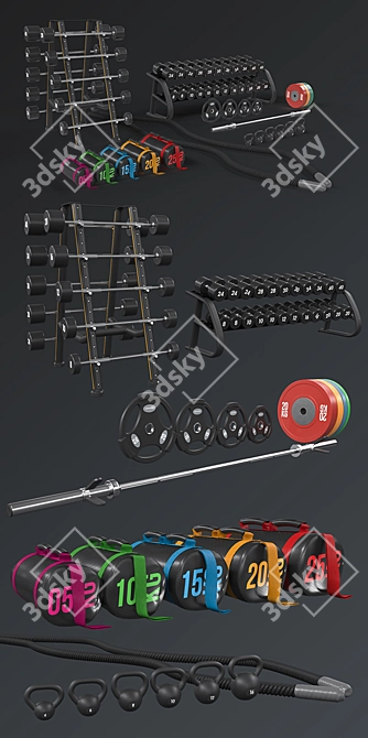 Pro Series Freestyle Kit 3D model image 3