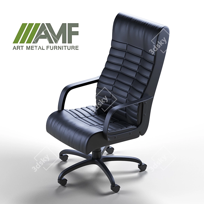 ErgoPro Office Chair 3D model image 2