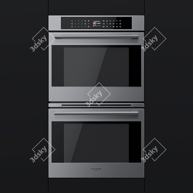 Modern Stylish Fulgor Milano Oven 3D model image 1