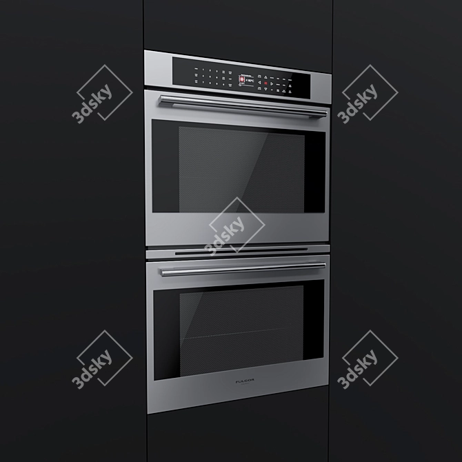 Modern Stylish Fulgor Milano Oven 3D model image 2