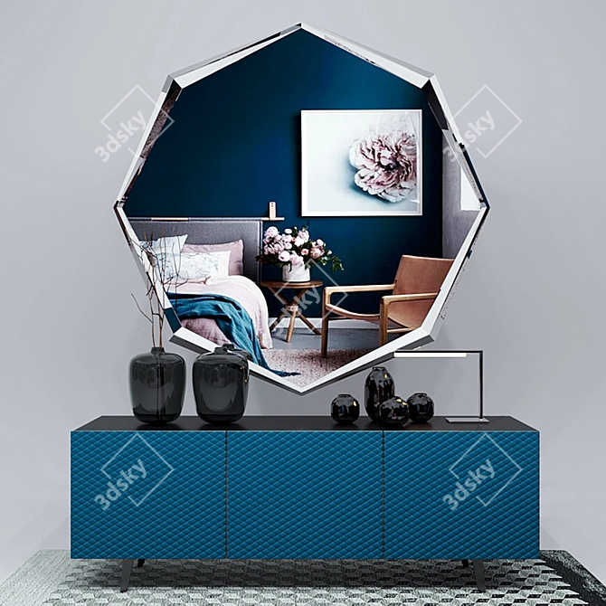 Cattelan Italia Furniture Collection: Absolut, Emerald Magnum, Seven, Rubik 3D model image 1